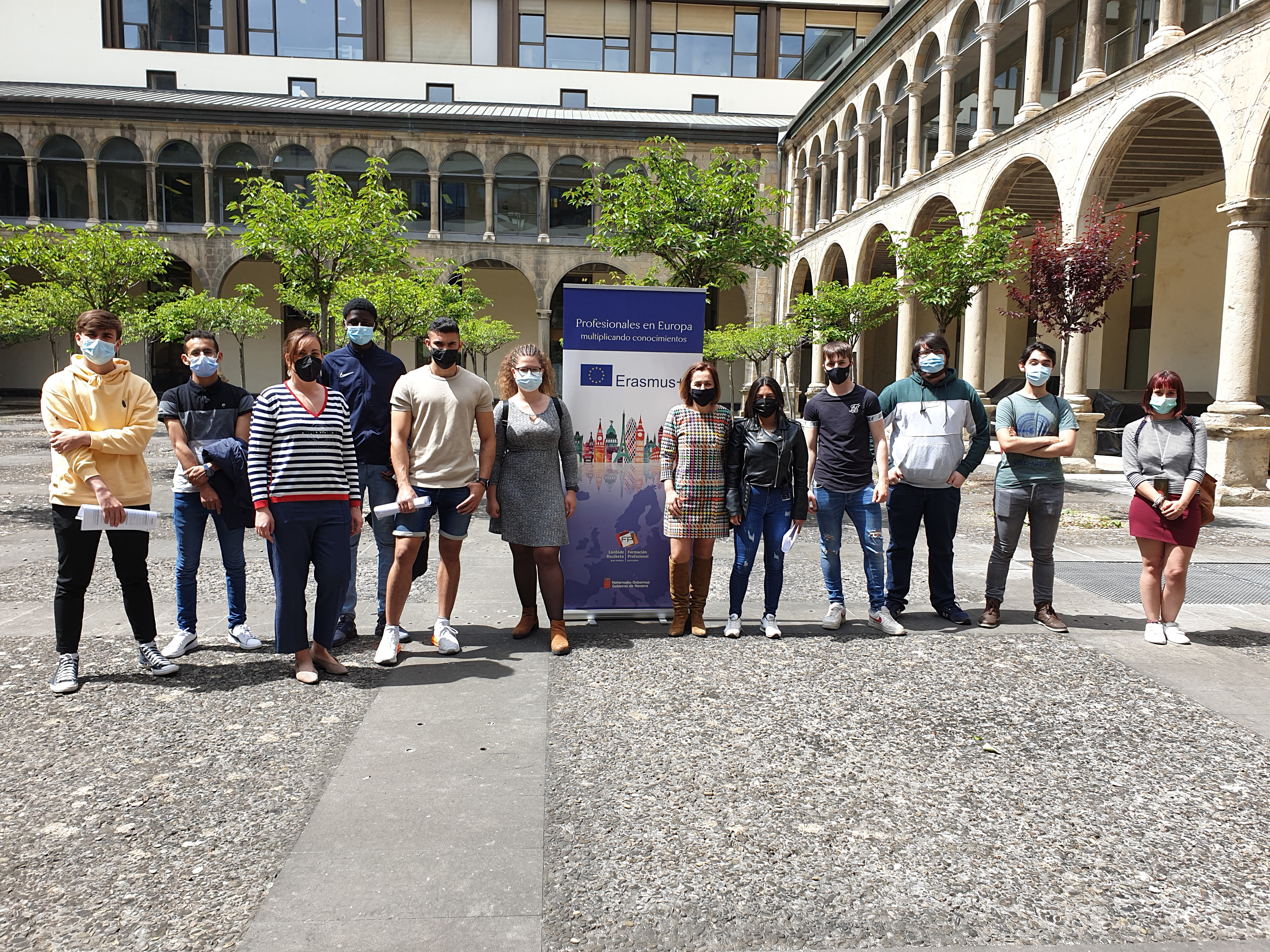 Doce estudiantes navarros de FP desarrollarán en Francia, Portugal, Alemania y Malta sus estancias formativas Erasmus+
